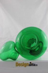 Tamara aladin, Aladinin, Kleopatra ,Carmen, Retro, Kääntömaljakko, Maljakko, Vaasi, Designaitta, Riihimäen, riihimäki, Taidelasi, Designlasi, Finnish art glass