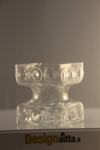 Tamara aladin, Aladinin, Kleopatra , Maljakko, Vaasi, Designaitta, Riihimäen, riihimäki, Taidelasi, Designlasi, Finnish art glass