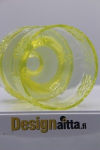 Tamara aladin, Aladinin, Kleopatra , Maljakko, Vaasi, Designaitta, Riihimäen, riihimäki, Taidelasi, Designlasi, Finnish art glass