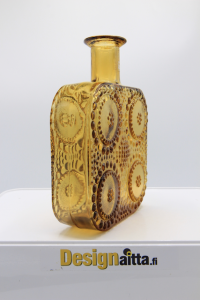 Nanny Still, Stillin, Riihimäen lasi, Riihimäki, Designaitta, Riihimaen, Riihimaki, Grapponia, pullo, botell, Taidelasi, Designlasi, Finnish art glass