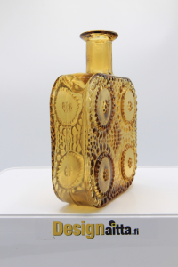 Nanny Still, Stillin, Riihimäen lasi, Riihimäki, Designaitta, Riihimaen, Riihimaki, Grapponia, pullo, botell, Taidelasi, Designlasi, Finnish art glass