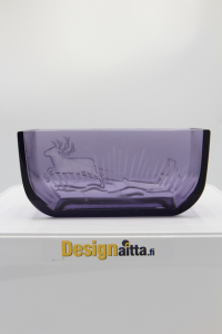 Riihimäki, Riihimäen, Siiroinen, Siiroisen,Veturipullo, Junapullo, Paukkurauta, Noppapullo, Veturipullo, Artglass, Taidelasi, Designlasi